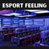 Gaming stolica E-Blue Auroza s rasvjetom, crno-crvena