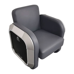 Gaming fotelja E-Blue EEC346-11 s RGB rasvjetom, siva
