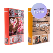 Poklon paket najljepših uspomena Srce: 2x Foto album, 200 slika