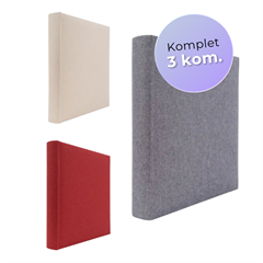 Poklon paket najljepših uspomena Trobojni Elegant: 3x Foto album, 500 slika