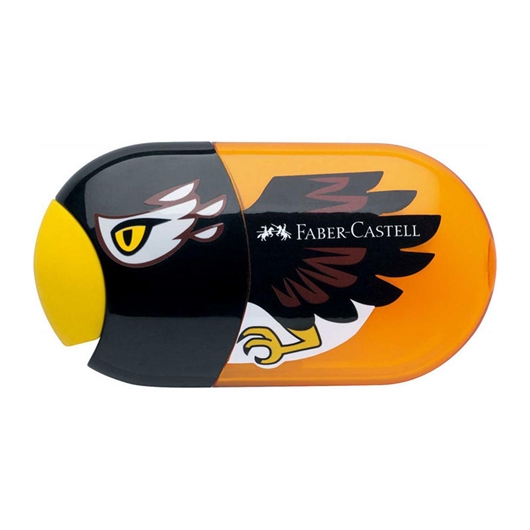 Šiljilo s gumicom Faber-Castell Orao, dvostruko