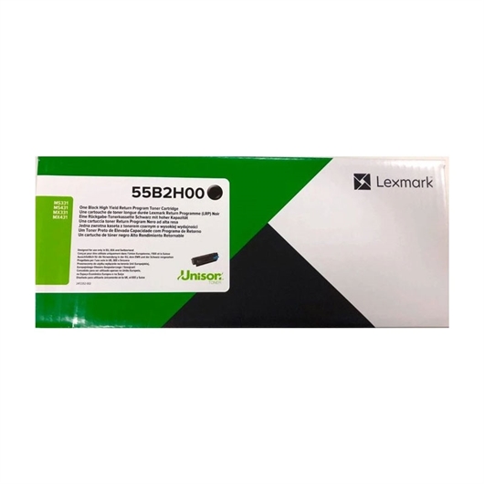 Toner Lexmark 55B2H00 (crna), original