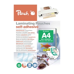 Vrećice za plastificiranje (A4), samoljepljive, 80 mic, 100 komada (S-PP080-17)