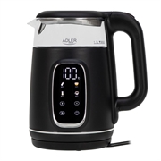 Grijač vode Adler AD1305 BS s LED zaslonom, 1.7L, crno sivi