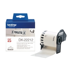 Etikete Brother DK-22212 (crno na bijelom), beskonačne, 62 mm x 15,24 m, original