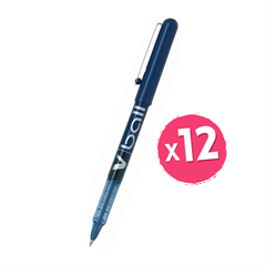 Gel olovka Pilot V-Ball, plava, 12 komada
