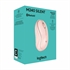 Miš Logitech M240 Silent, bežični, ružičasti