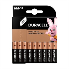 Baterija Duracell AAA-LR03, 18 komada