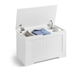 Višenamjenska klupa s prostorom za pohranu Vasagle, bijela