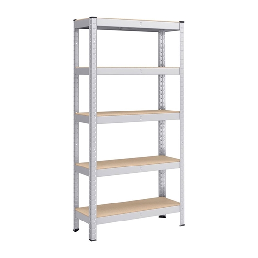 Polica Songmics GLR030E01, 5 dijelna, (150 x 75 x 30 cm), srebrna