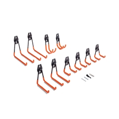 Kuke za alate u garaži VonHaus, 10 komada