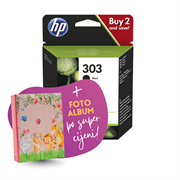 Komplet tinta HP 3YM92AE (nr.303 BK + nr.303 CMY), original + foto album po SUPER cijeni