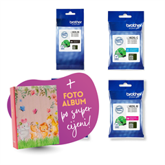 Komplet tinta Brother LC462 XL (BK/C/M/Y), original + foto album po SUPER cijeni