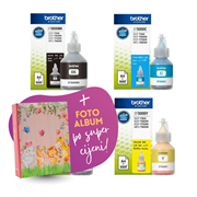 Komplet tinta Brother BT-6000 BK + BT-5000 (C/M/Y), original + foto album po SUPER cijeni