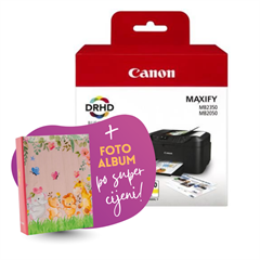 Komplet tinta Canon PGI-1500XL (BK/C/M/Y), original + foto album po SUPER cijeni