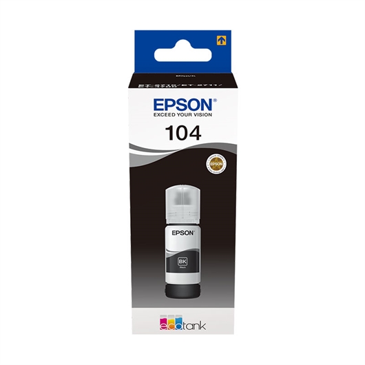 Tinta Epson 104 (C13T00P140) (crna), original