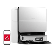 Robotski usisavač Roborock Saros 10, sa samopražnjenjem, bijeli