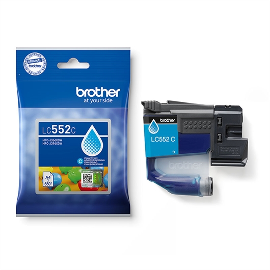 Tinta Brother LC552C (plava), original