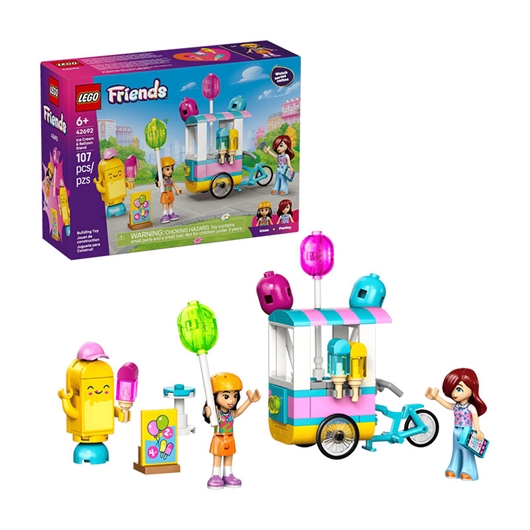 LEGO Friends: Pokretni štand sa sladoledom i balonima