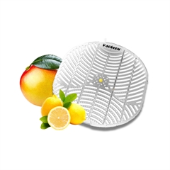 Osvježivač za pisoar Vectair V-Screen, mrežica, citrusni mango, 4 komada