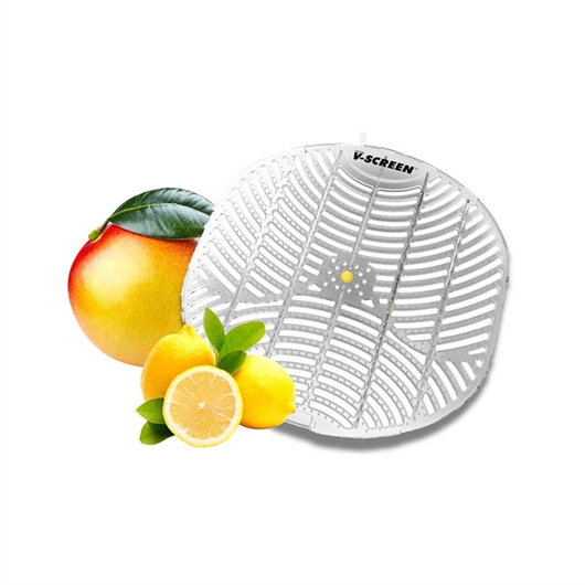 Osvježivač za pisoar Vectair V-Screen, mrežica, citrusni mango, 4 komada