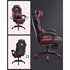 Ergonomska stolica za gaming i ured Songmics, crno crvena