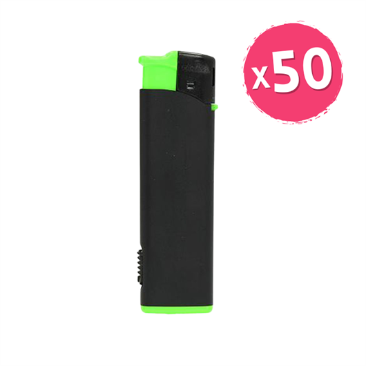 Upaljač Feniks Ranger, sa LED svjetlom, crno zelen, 50 komada