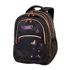 Školski ruksak 2u1 Target Curved Butterfly Rose