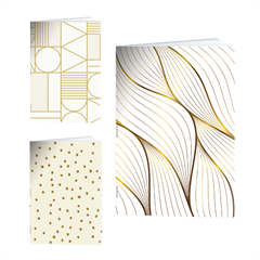 Bilježnica A4 Rucksack Only, Gold1, crte s 9 mm rubom, 52 lista, sortirano