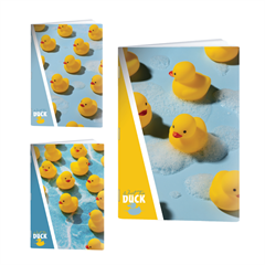 Bilježnica A4 Rucksack Only, Pače, crte s 9 mm rubom, 52 lista, sortirano