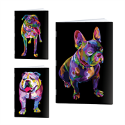 Bilježnica A4 Rucksack Only, Cool Životinje, mali karo 5 mm, 52 lista, sortirano