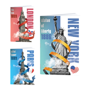 Bilježnica A4 Rucksack Only, Gradovi1, mali karo 5 mm, 52 lista, sortirano