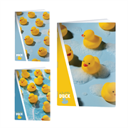 Bilježnica A4 Rucksack Only, Pače, mali karo 5 mm, 52 lista, sortirano