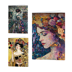 Bilježnica A4 Rucksack Only, Art, crte s 9 mm rubom, 52 lista, sortirano