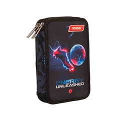 Dvostruka pernica Target Led Football Energy, puna