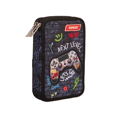 Dvostruka pernica Target Led Urban Gaming, puna