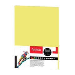 Fotokopirni papir u boji Optima A4, fluorescentno žuta, 100 listova