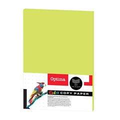 Fotokopirni papir u boji Optima A4, fluorescentno zelena, 100 listova
