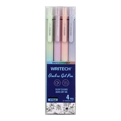 Gel olovka Writech Ombre Pastel, 4 komada