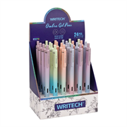 Gel olovka Writech Ombre Pastel, kompletan stalak, 24 komada