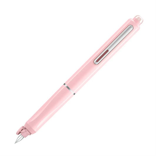 Nalivpero Writech Retractable Click + 5 refil patrona, ružičasto