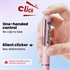 Nalivpero Writech Retractable Click + 5 refil patrona, narančasto