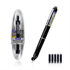 Nalivpero Writech Retractable Click + 5 refil patrona, crno