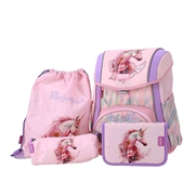 Školska torba ABC123 Ergo Premium Jednorog (4-dijelni set)