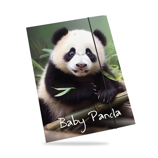 Mapa s gumicom A4 Rucksack Only, panda