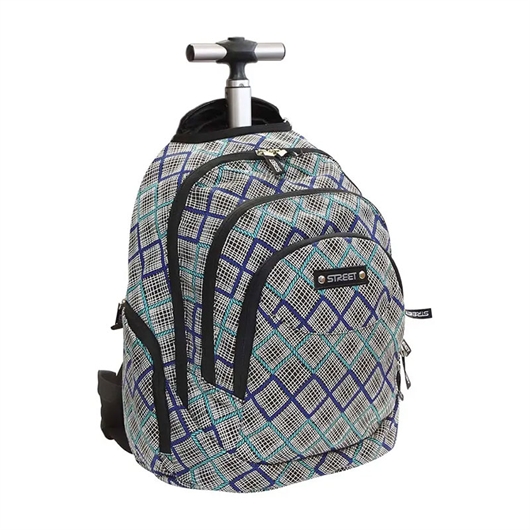 Školski ruksak na kotačima Street Trolley Round Canvas Twist