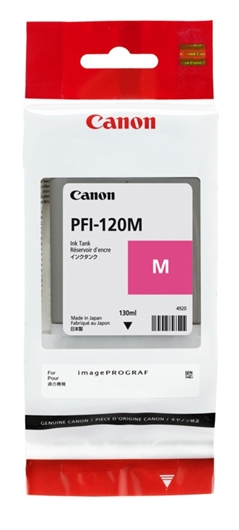 Oštećena ambalaža: tinta Canon PFI-120M (ljubičasta), original