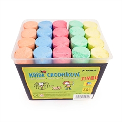 Kreda Jumbo, u boji, 20 komada