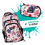 Komplet Rucksack Only Flowers: ruksak + pernica