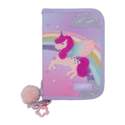 Jednostruka pernica Street Lovely Unicorn, dva preklopa, prazna